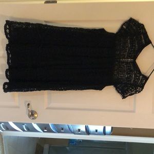 Maeve crochet knit dress